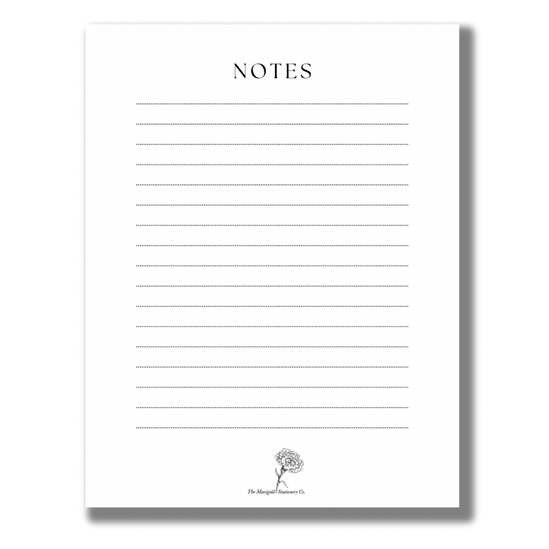 MM~Lined Notepad