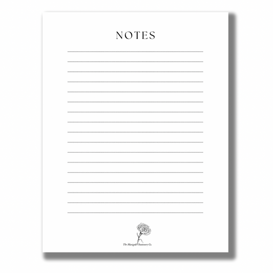 MM~Lined Notepad